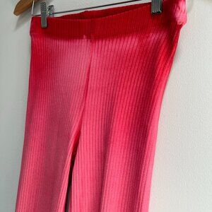 Cotton Citizen‎ Ribbed Knit Ibiza Pants Strawberry Mix Tie Dye XS NEW